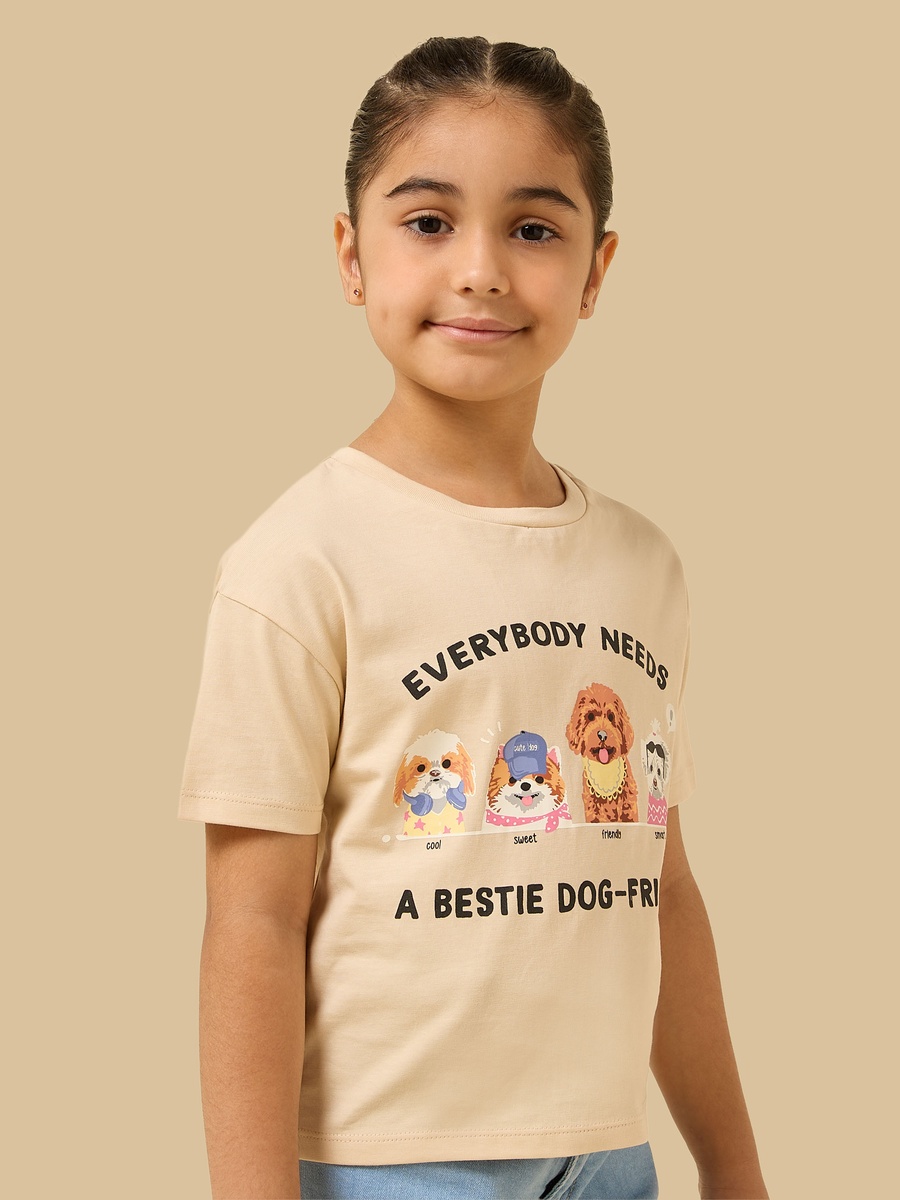 Dog Print Boxy T-Shirt