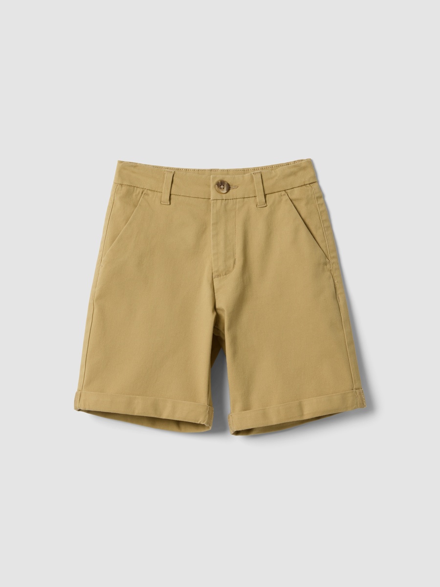 Boys Stretch Cotton Chino Shorts
