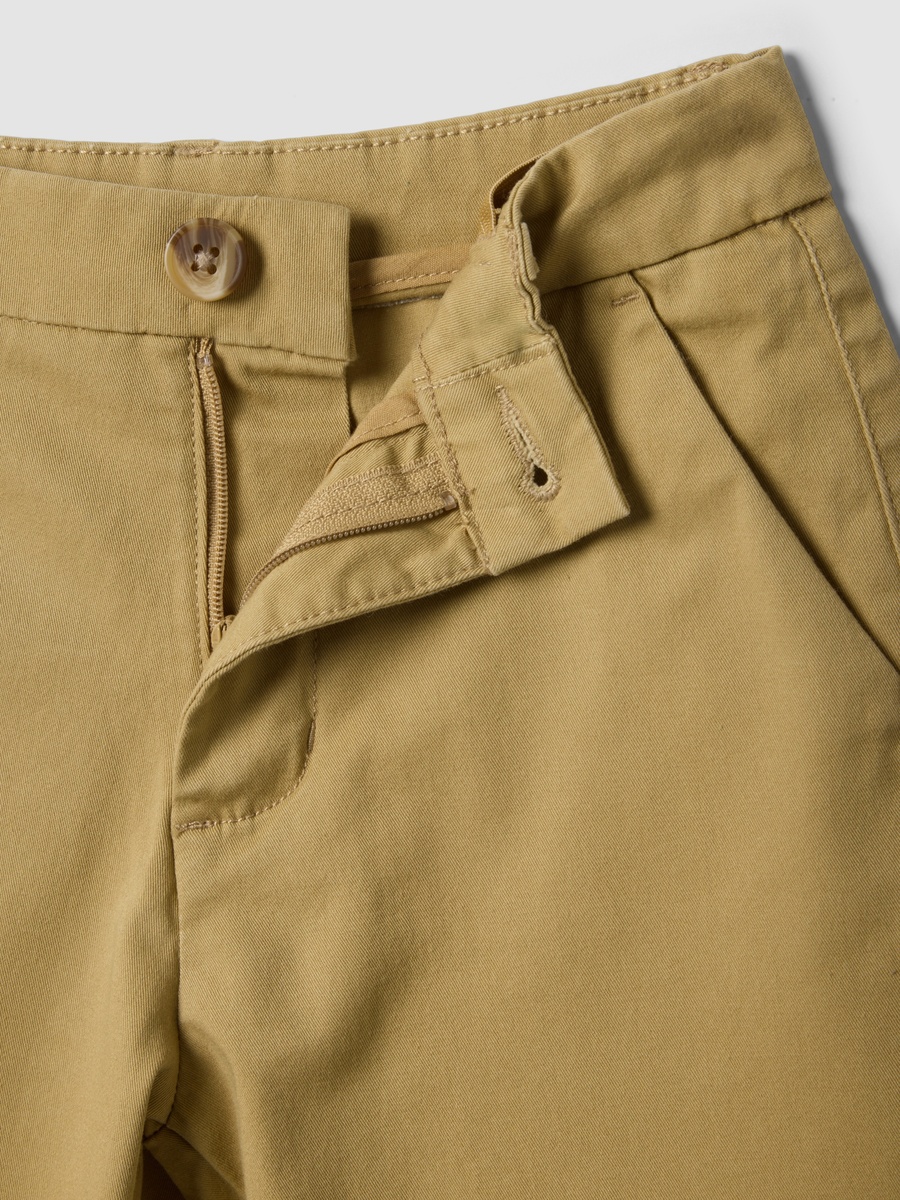 Boys Stretch Cotton Chino Shorts