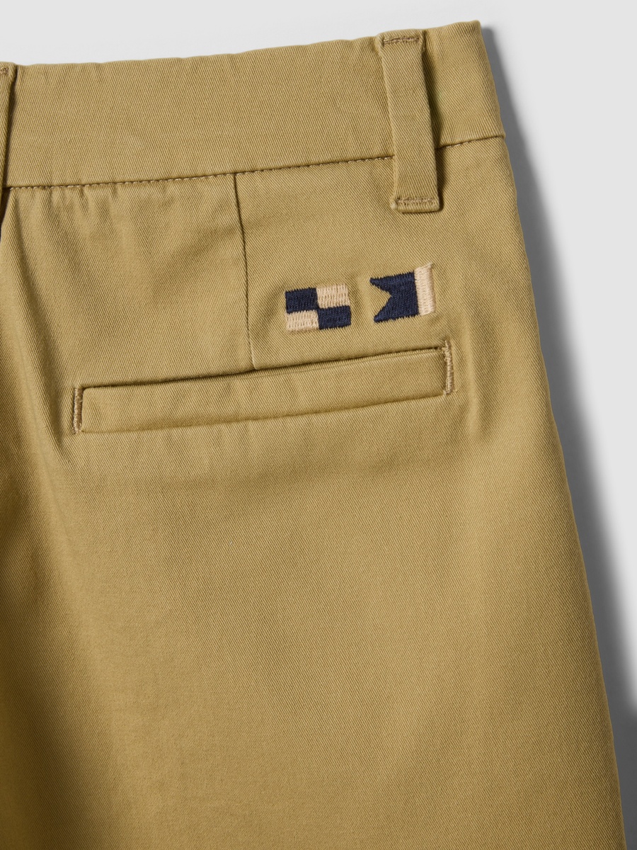 Boys Stretch Cotton Chino Shorts