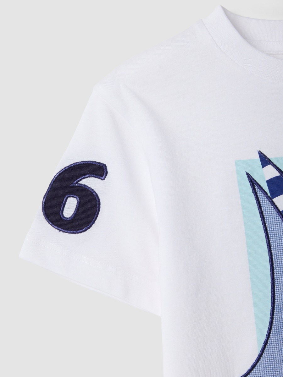 Boys Graphic Print Cotton T-Shirt