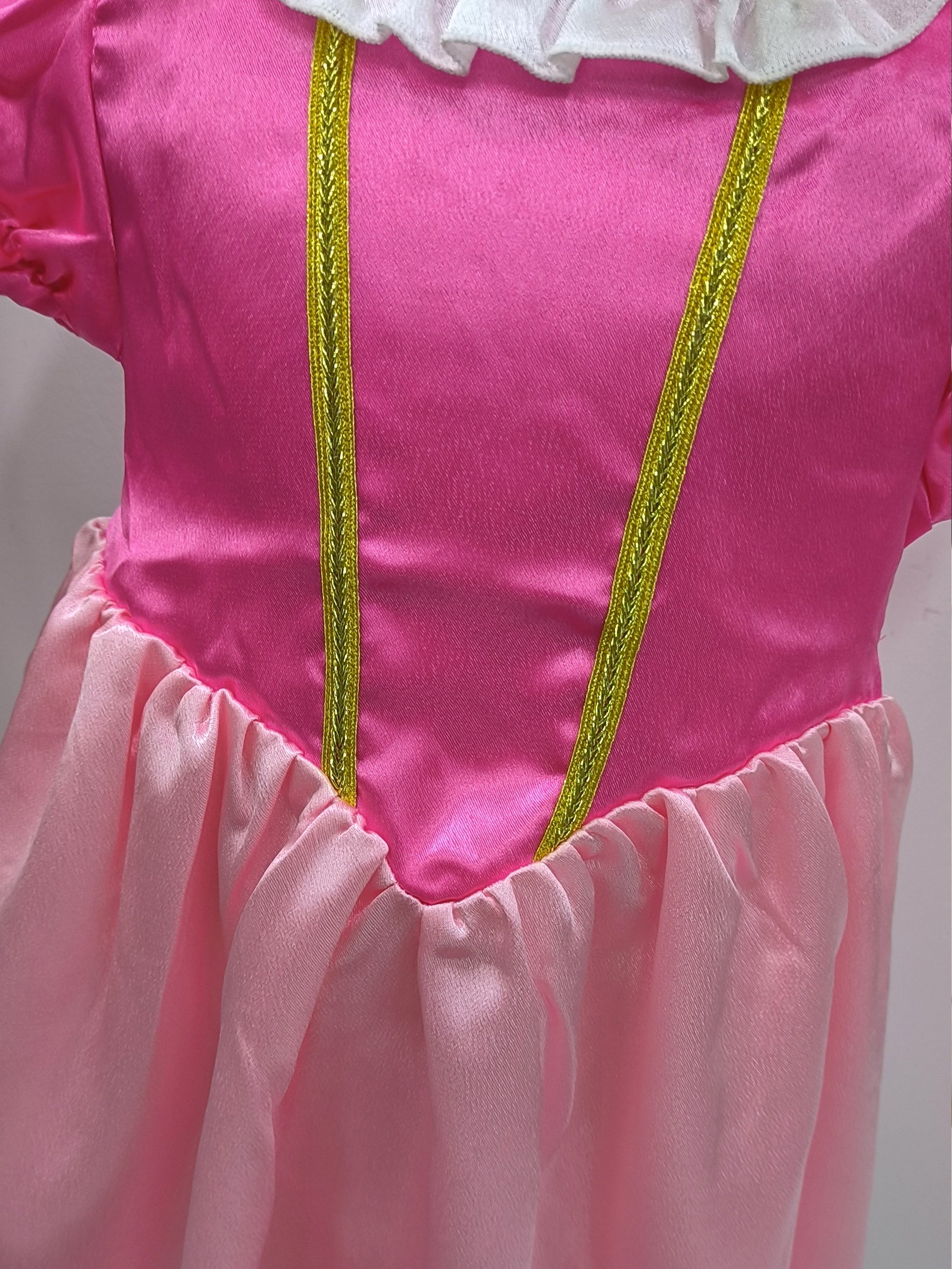 Girls Magenta A-Line Knee-Length Dress