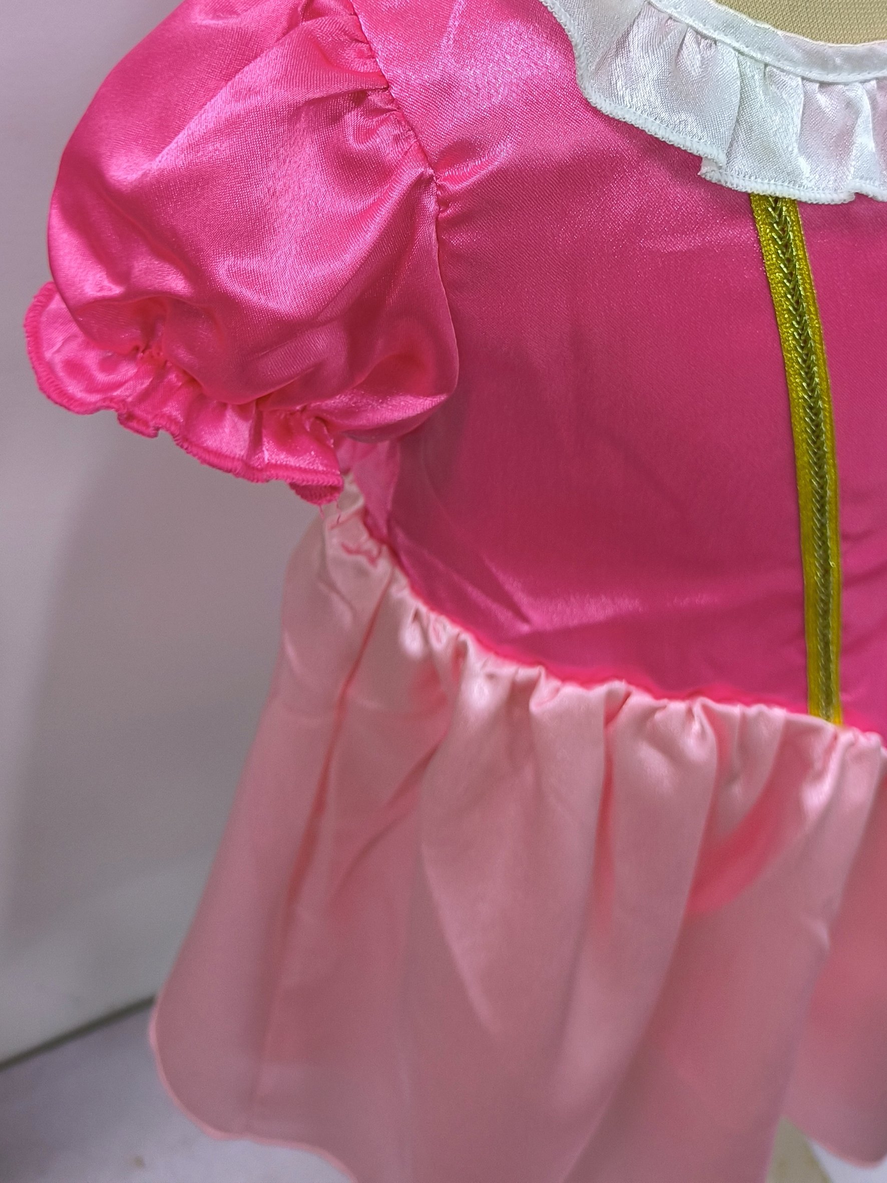 Girls Magenta A-Line Knee-Length Dress