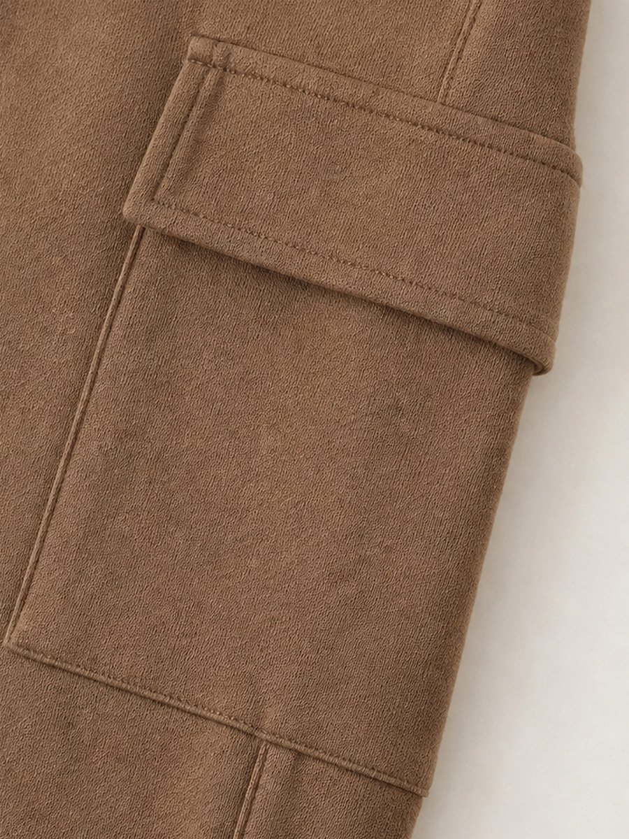 Boys Cotton Knitted Cargo Pants
