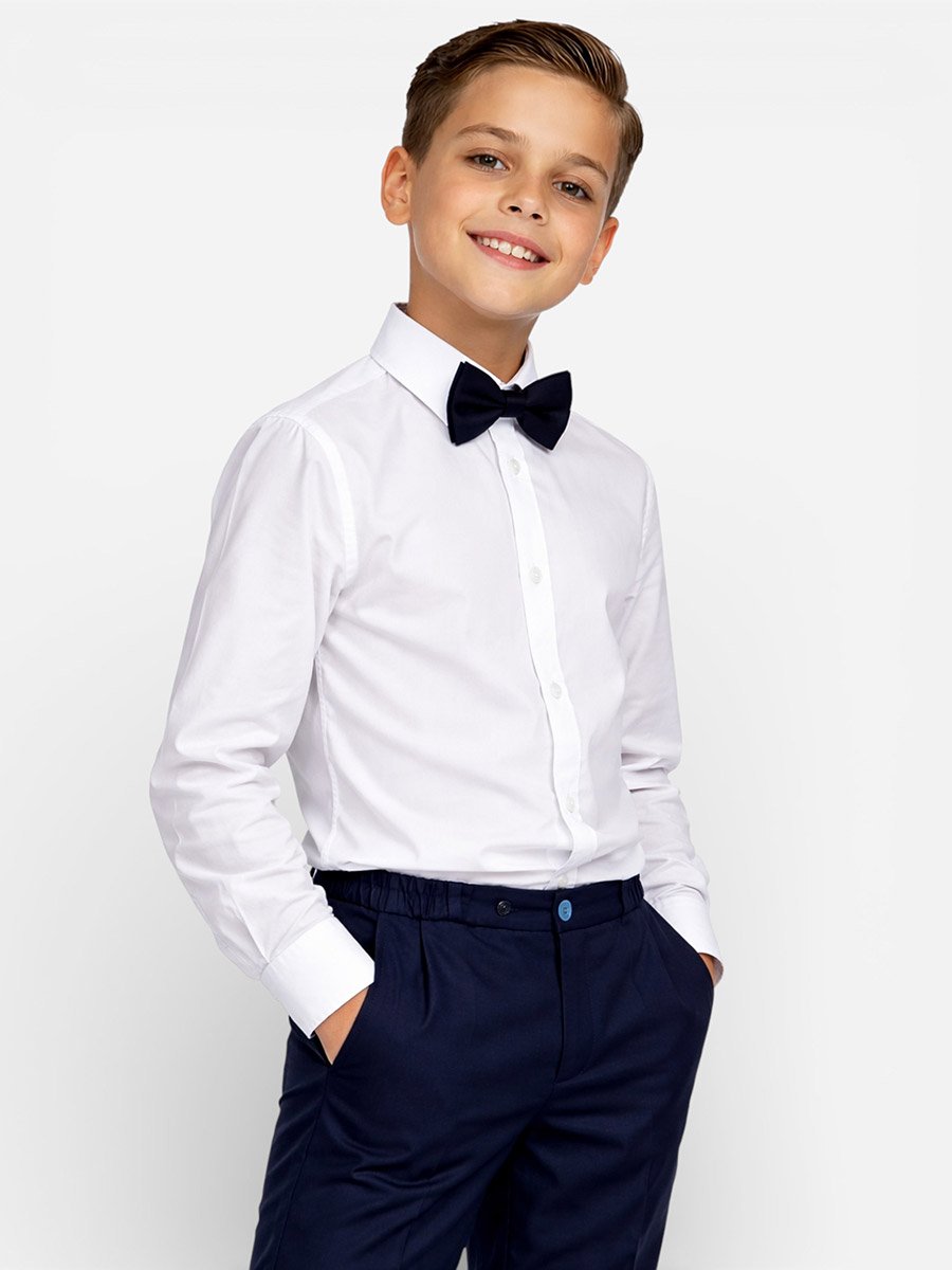 Boys 3-Piece Waistcoat, Shirt, Trousers and Bow Tie Set