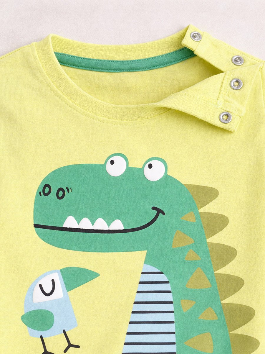 Baby Boys Dino Graphic T-Shirt and Shorts Set