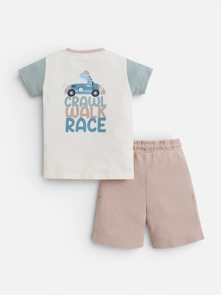 Baby Boys Graphic T-Shirt and Shorts Set