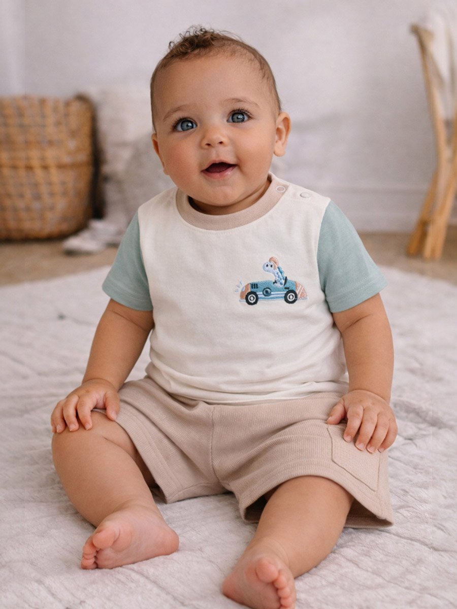 Baby Boys Graphic T-Shirt and Shorts Set