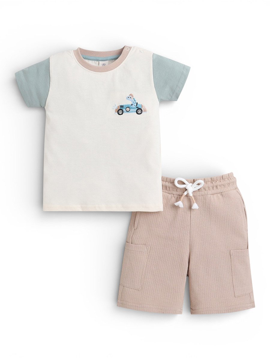Baby Boys Graphic T-Shirt and Shorts Set