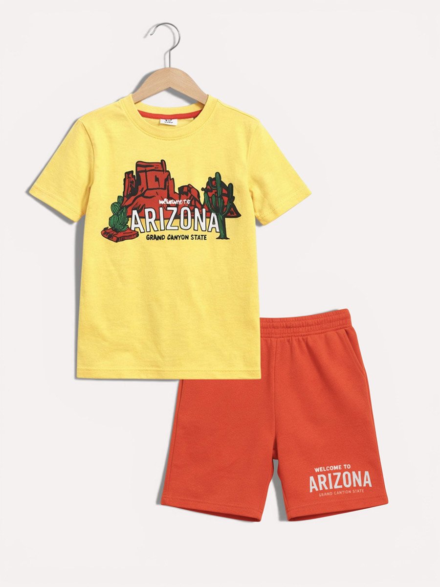 Boys Arizona Graphic T-Shirt and Shorts Set