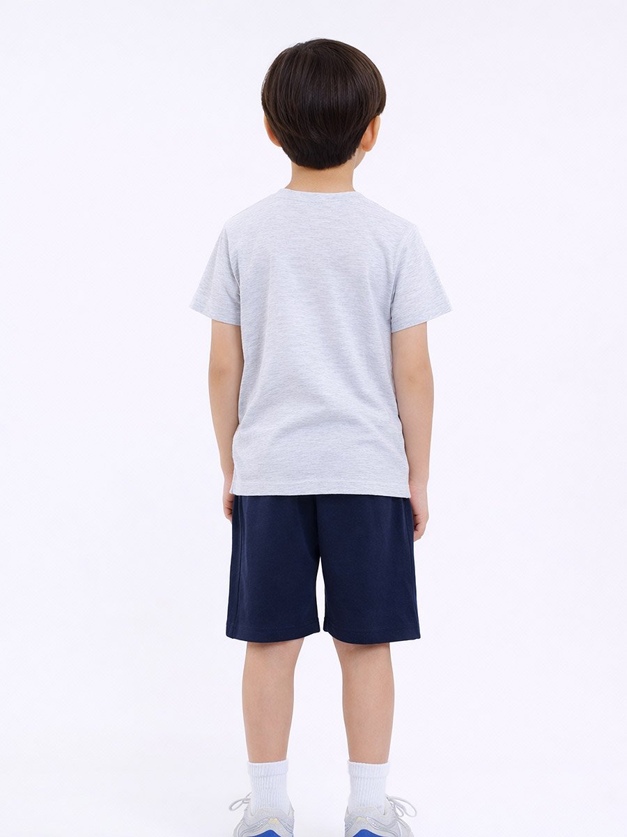 Boys Dino Surfer T-Shirt and Shorts Set