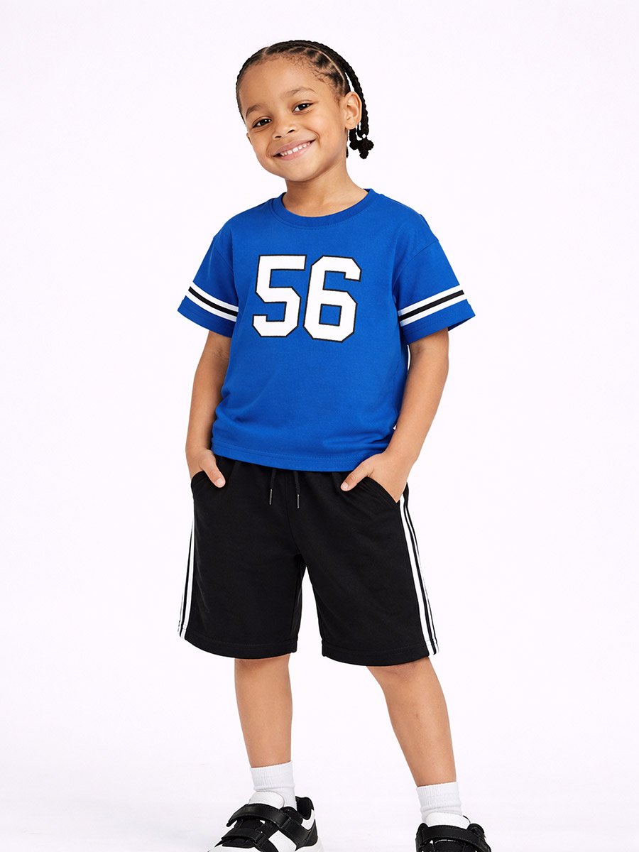 Boys California 56 Jersey Print T-Shirt and Shorts Set