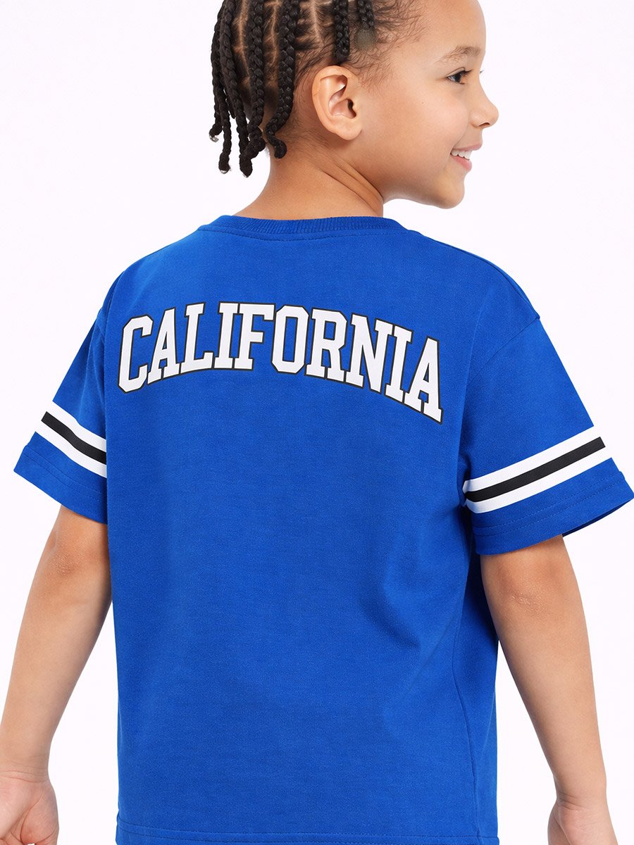 Boys California 56 Jersey Print T-Shirt and Shorts Set