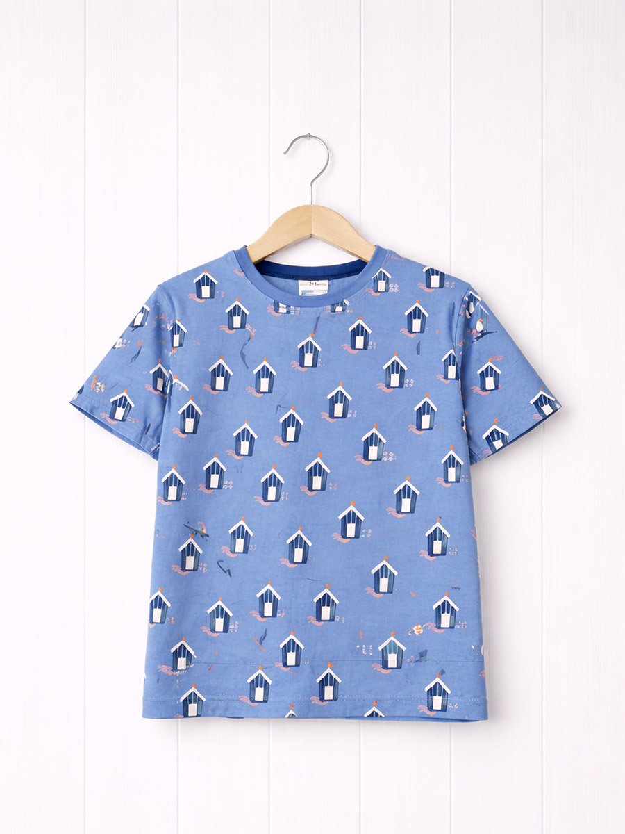 Boys Cotton Printed T-Shirt and Joggers Set