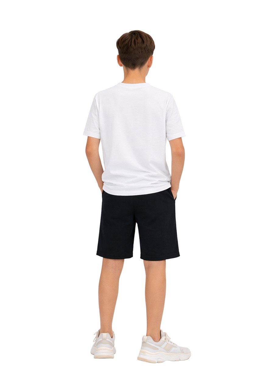 Boys Graphic Print Relaxed T-Shirt and Shorts Set