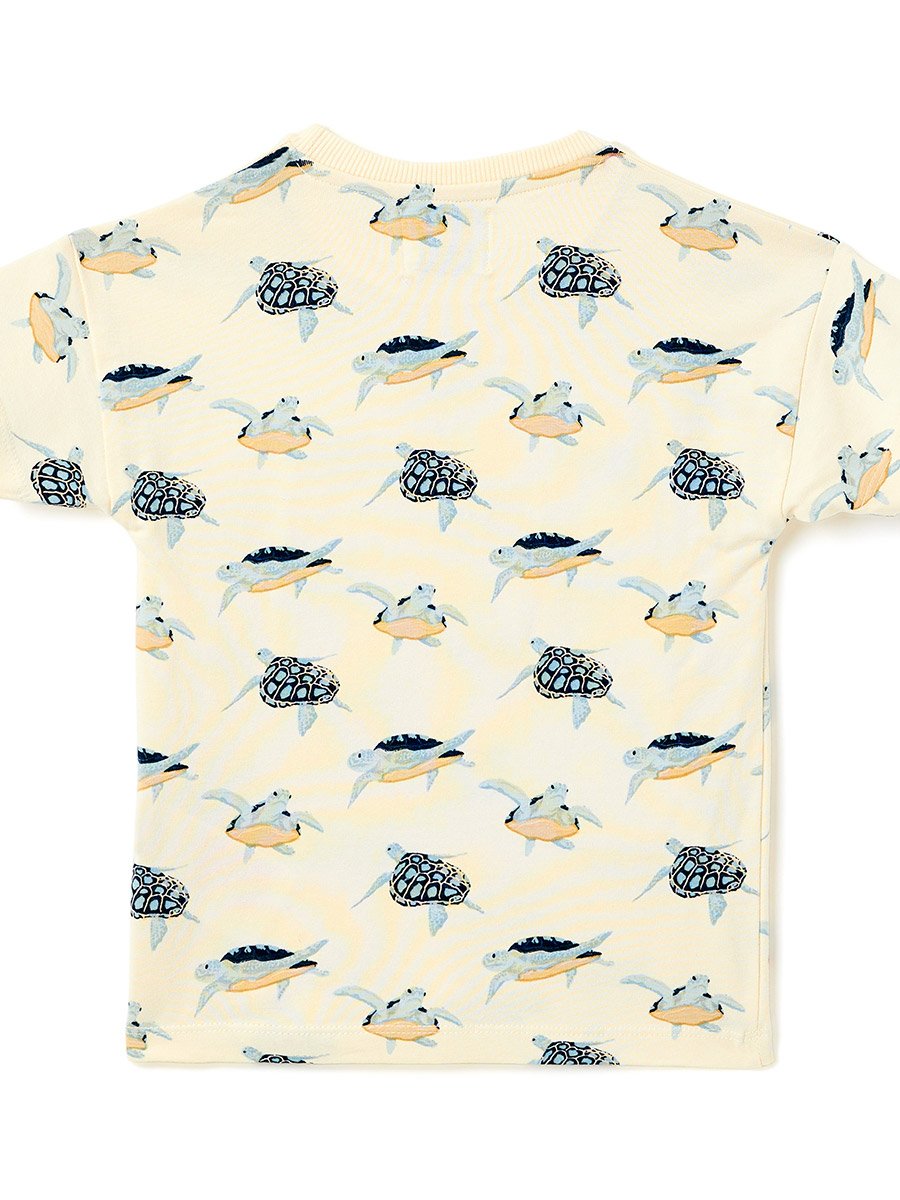 Boys Turtle Print T-Shirt and Shorts Set