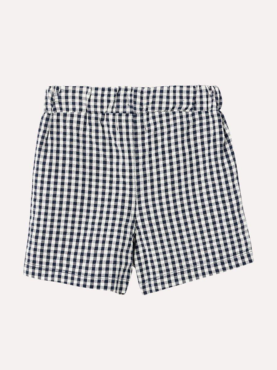 Boys Printed T-Shirt and Check Shorts Set