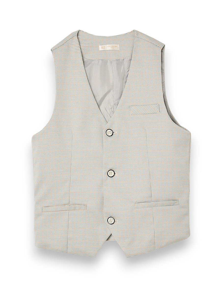 Boys 4-Piece Waistcoat, Shirt, Shorts and Bow Tie Set