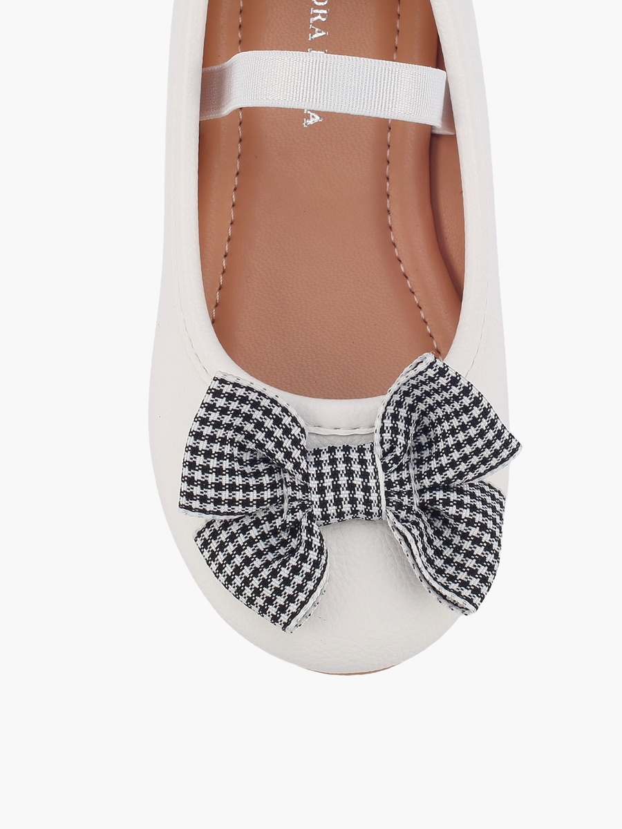 Girls Elastic Strap Ballerina Shoes