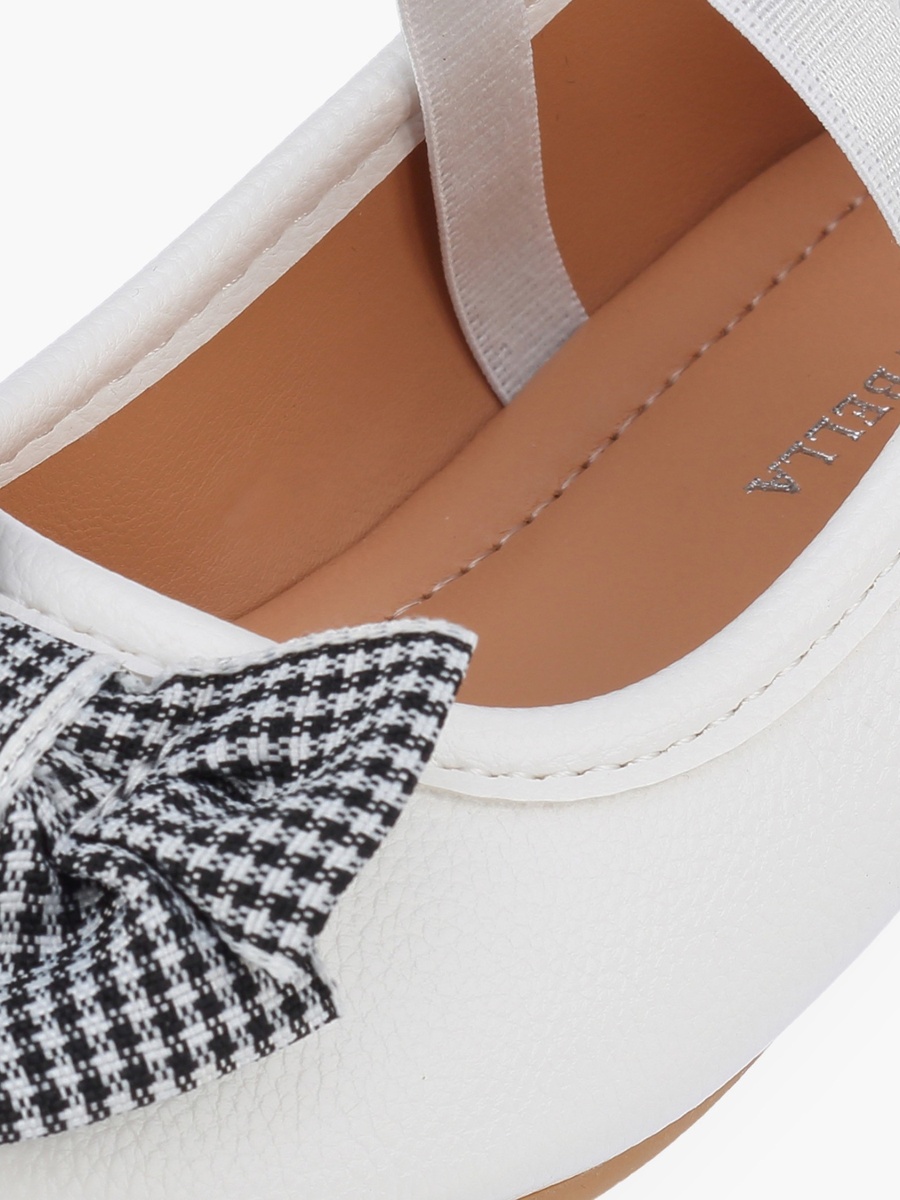 Girls Elastic Strap Ballerina Shoes