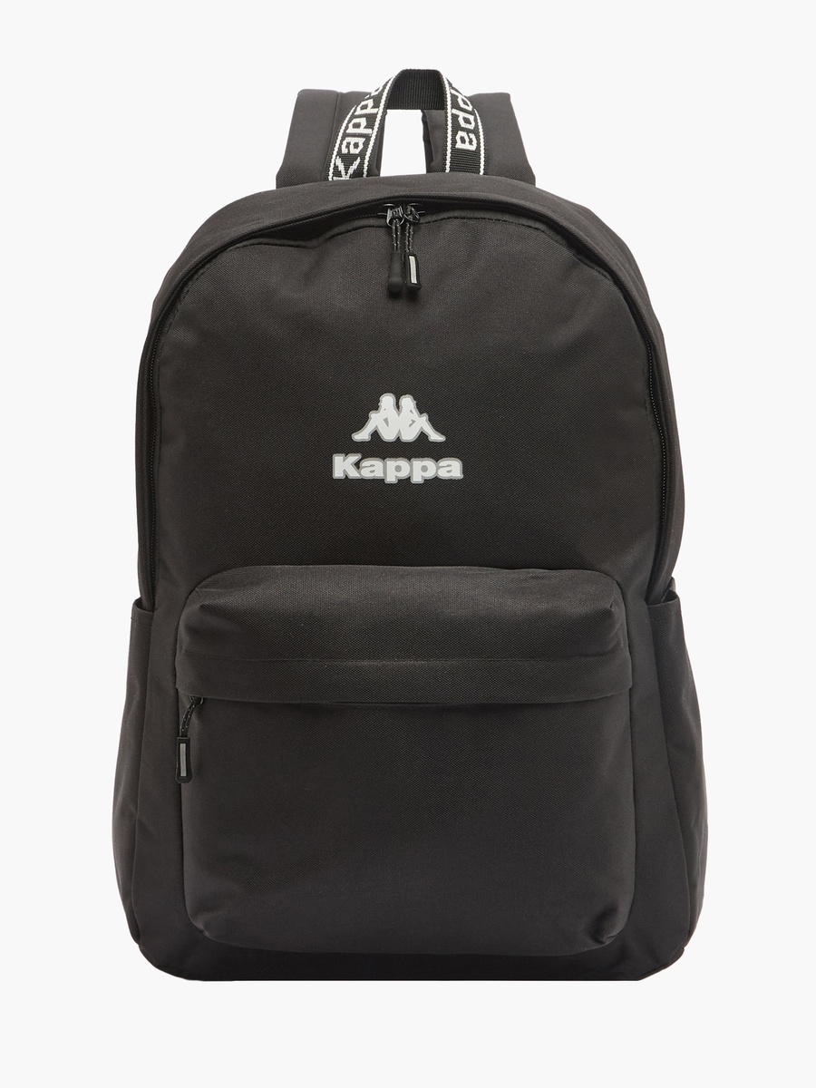 Logo Print Backpack with Adjustable Straps