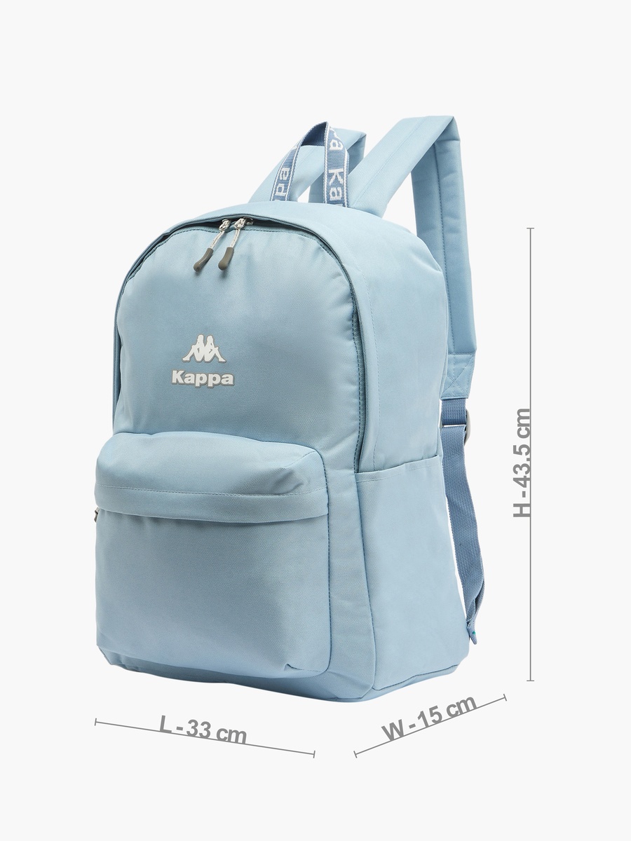 Logo Print Backpack with Adjustable Straps