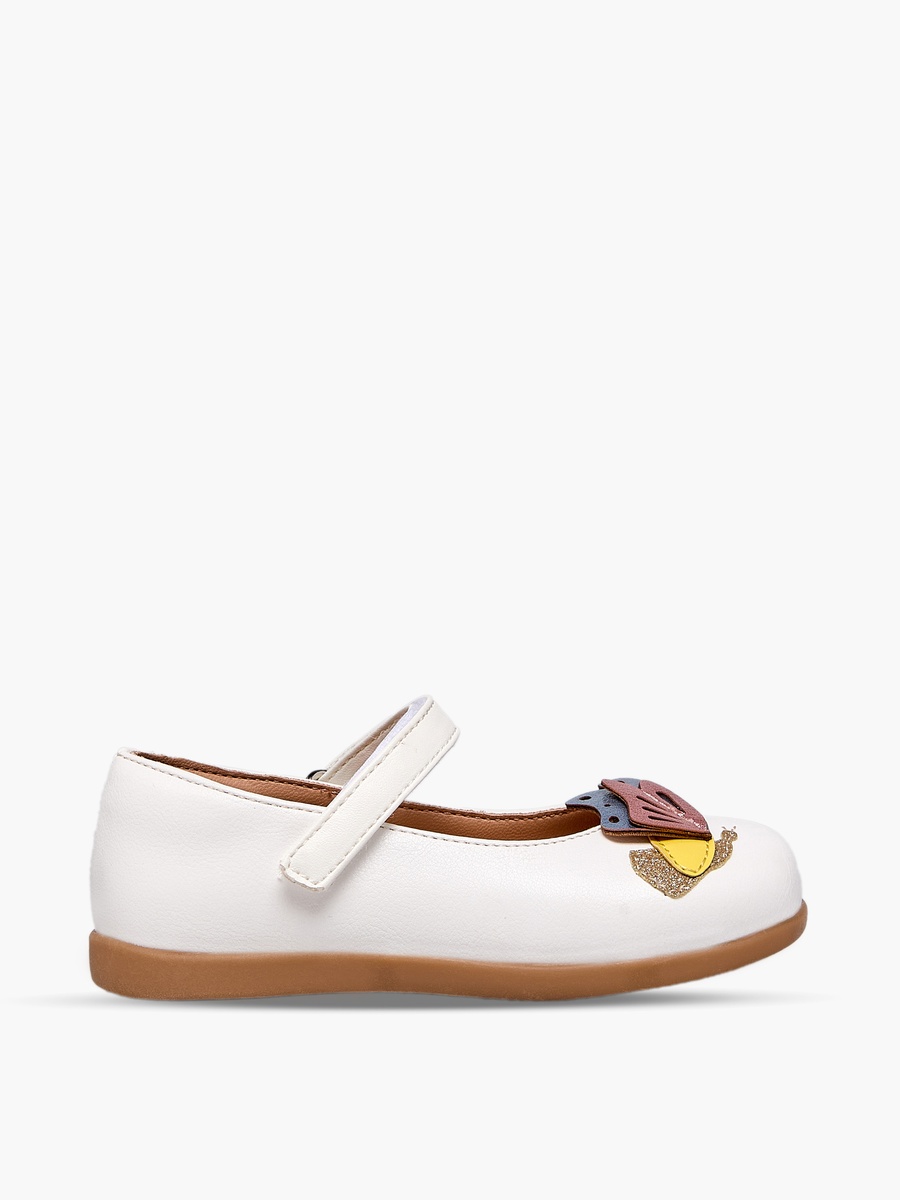Girls Butterfly Embellished Mary Jane Shoes