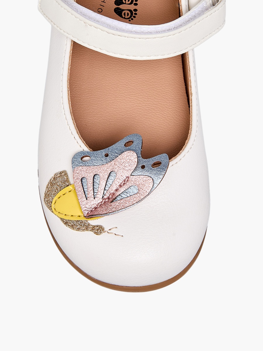 Girls Butterfly Embellished Mary Jane Shoes