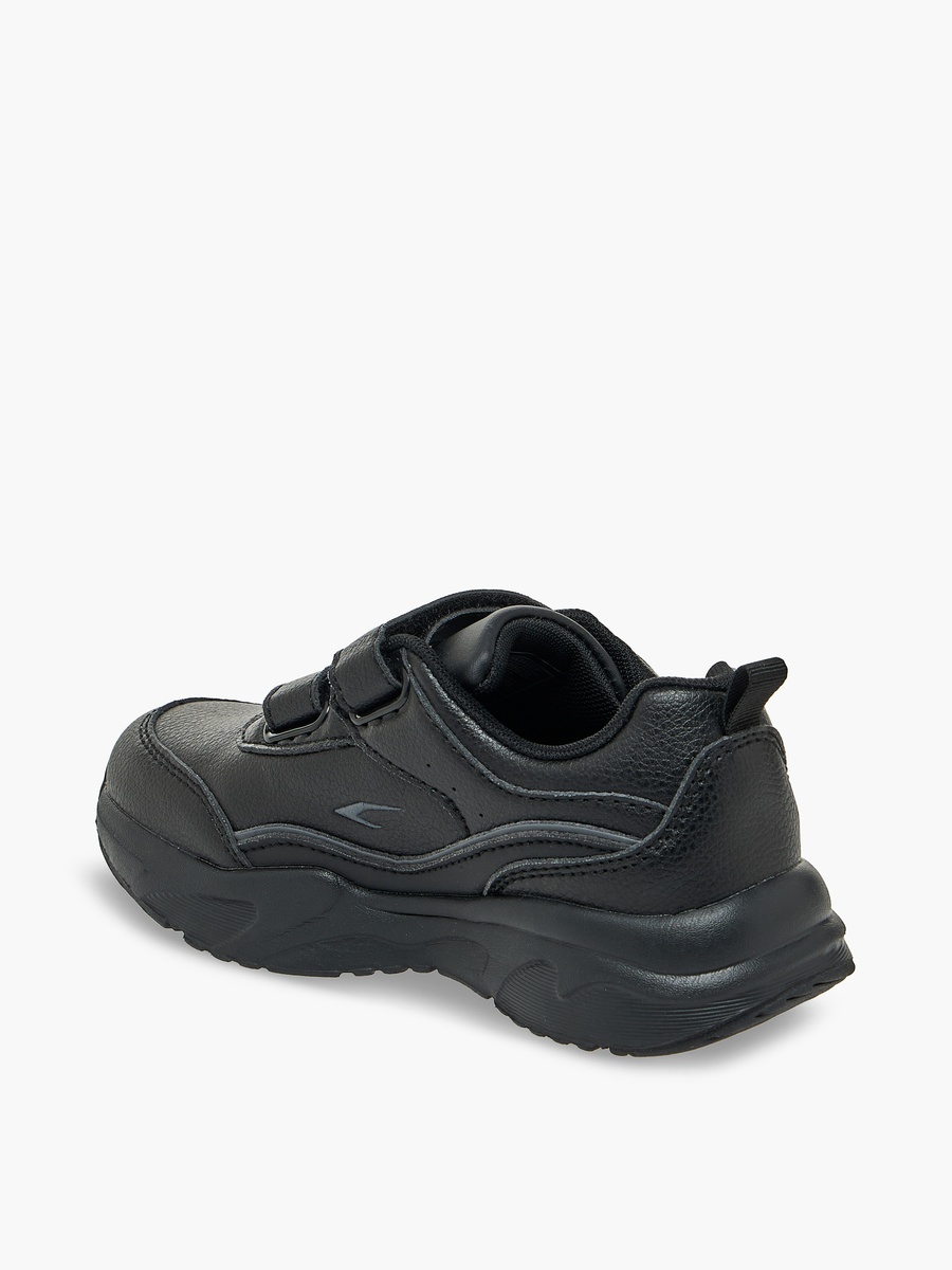 Unisex Panelled Hook and Loop School Shoes