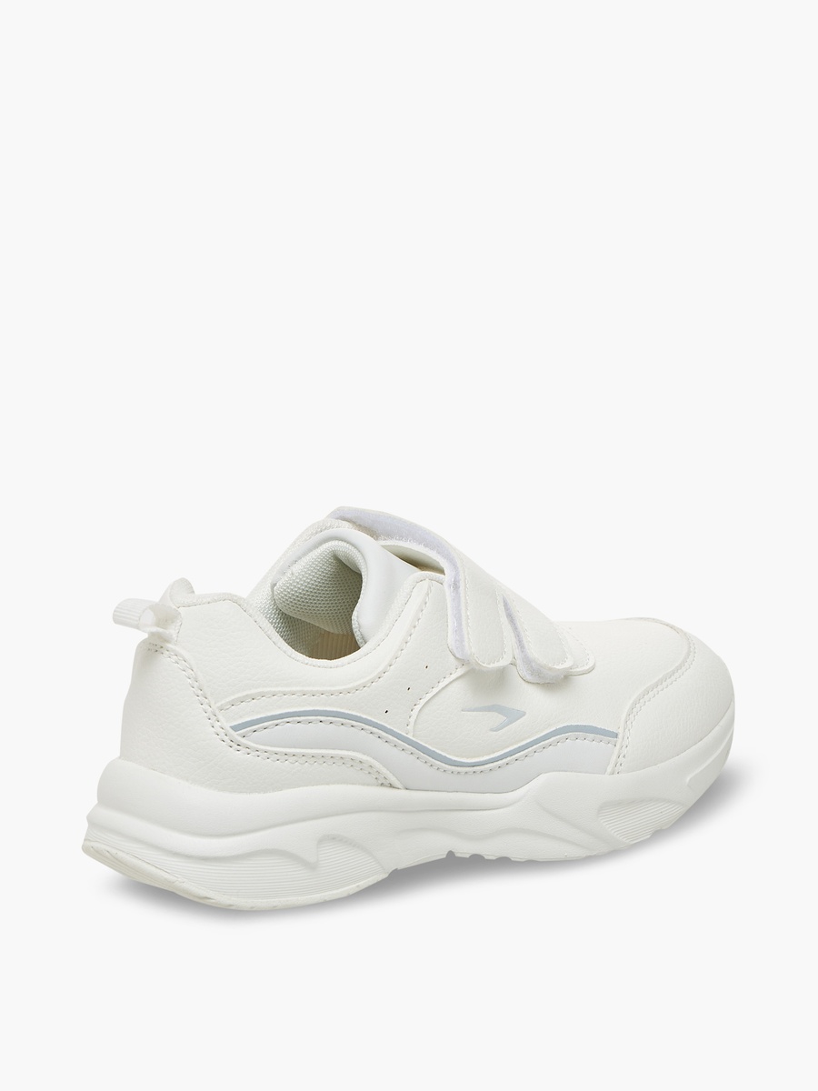 Unisex Panelled Hook and Loop School Shoes