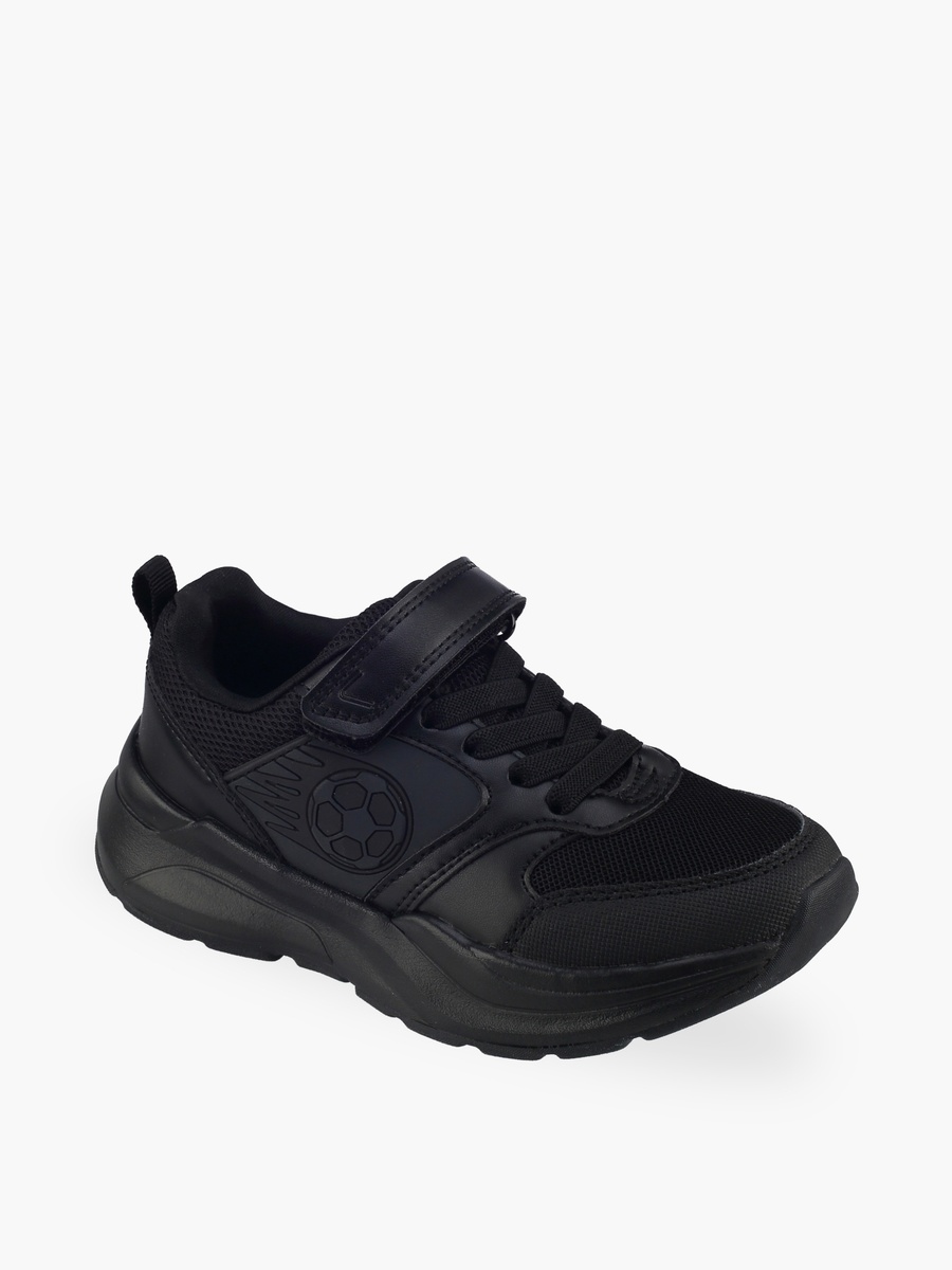 Boys Light-Up Hook and Loop School Shoes