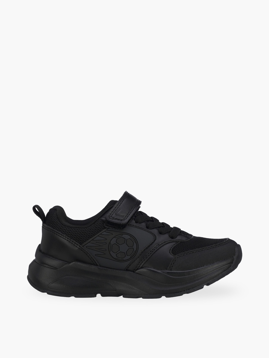 Boys Light-Up Hook and Loop School Shoes