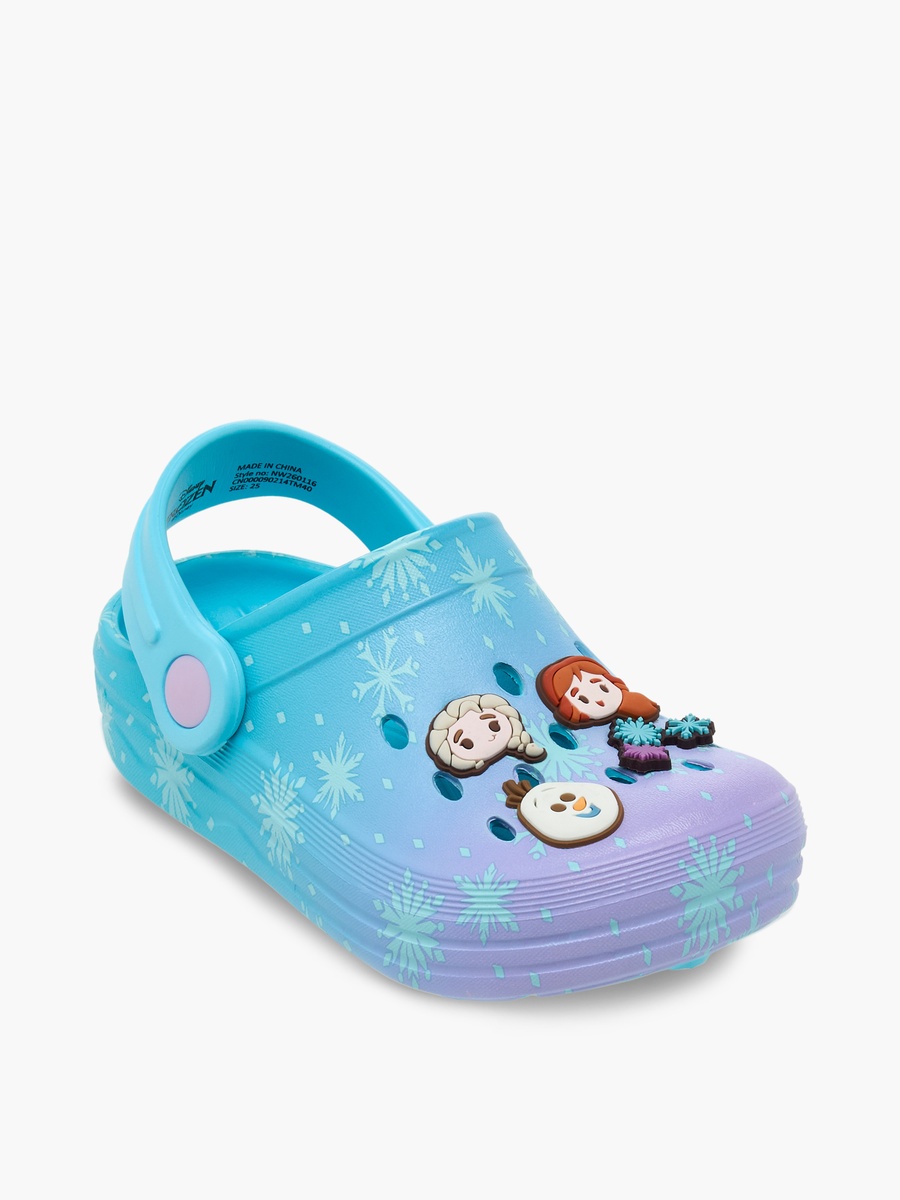 Girls Frozen Jibbitz Charm Clogs