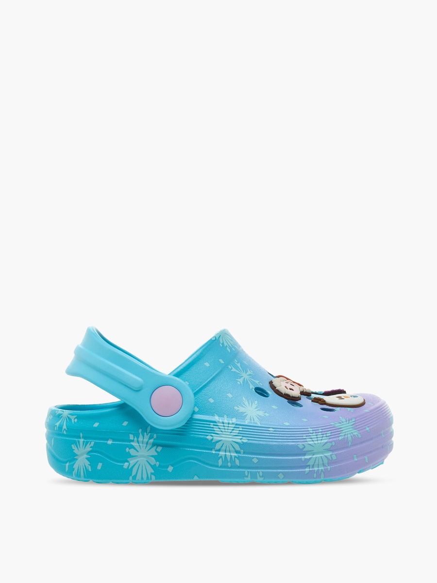 Girls Frozen Jibbitz Charm Clogs