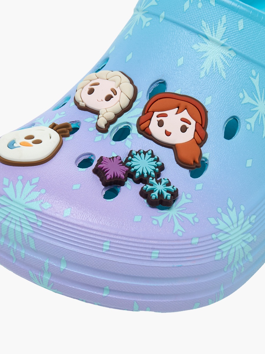 Girls Frozen Jibbitz Charm Clogs