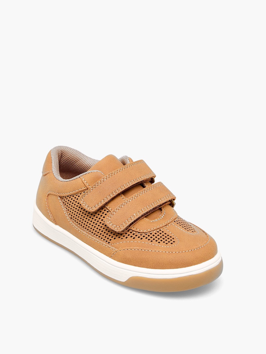 Boys Hook and Loop Ankle Sneakers
