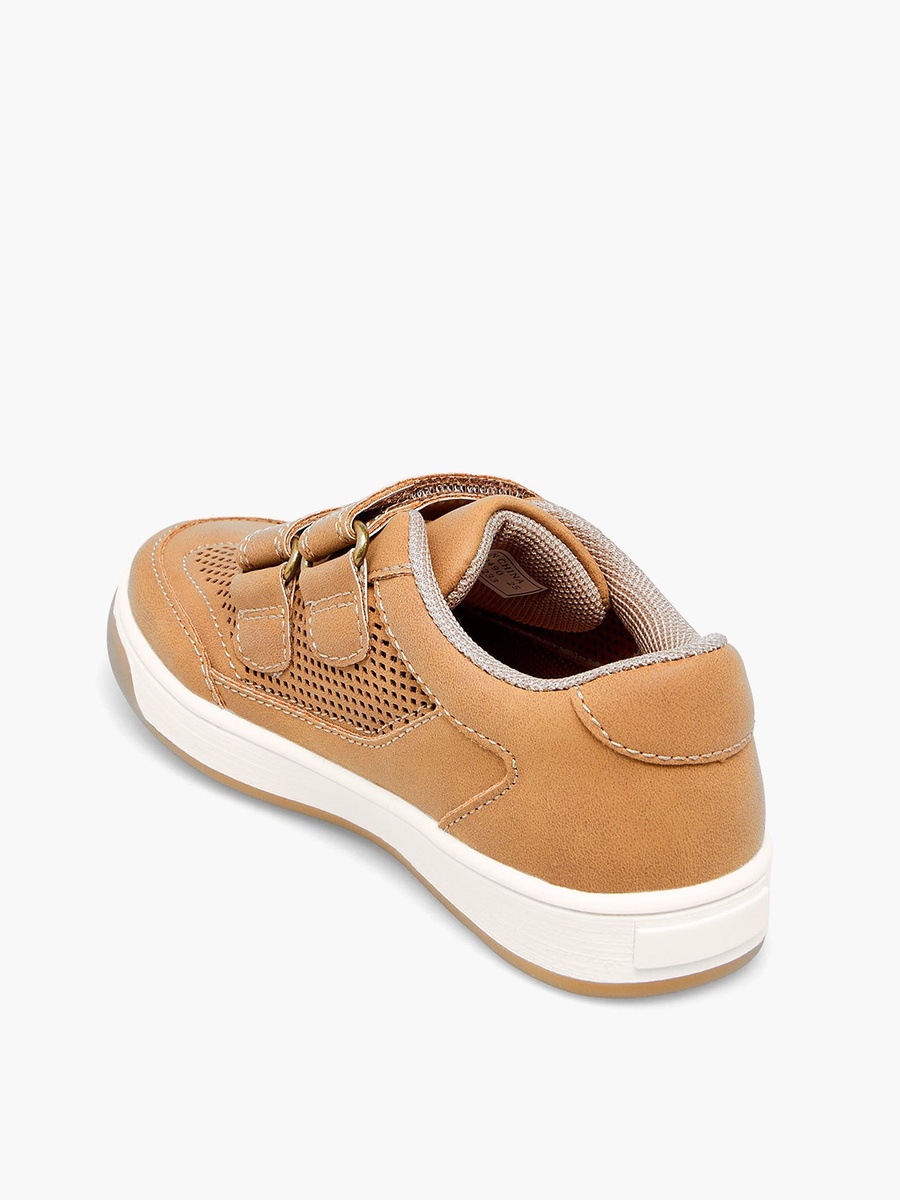 Boys Hook and Loop Ankle Sneakers