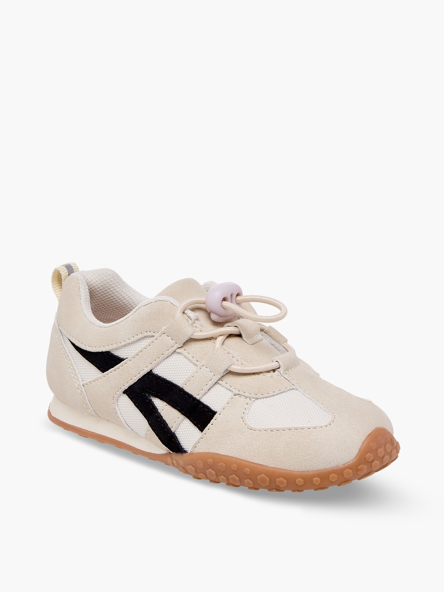 Boys Panelled Toggle Lace Ankle Sneakers