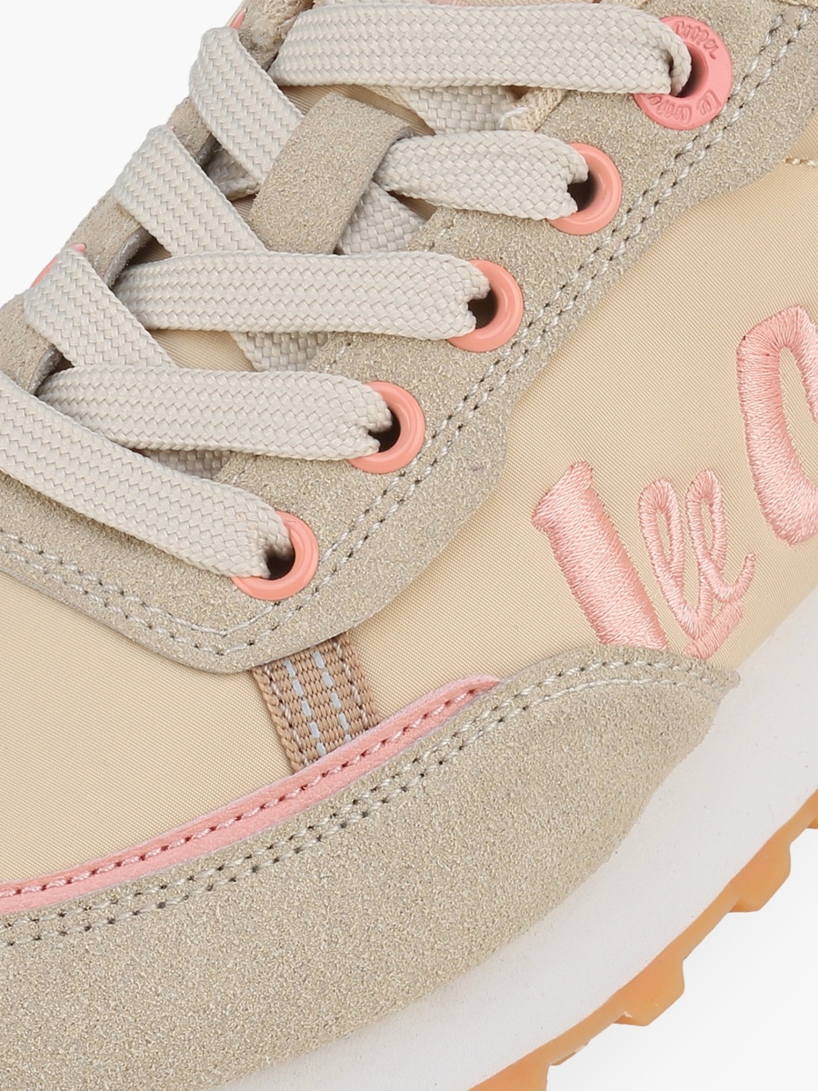 Girls Lace-Up Ankle Sneakers