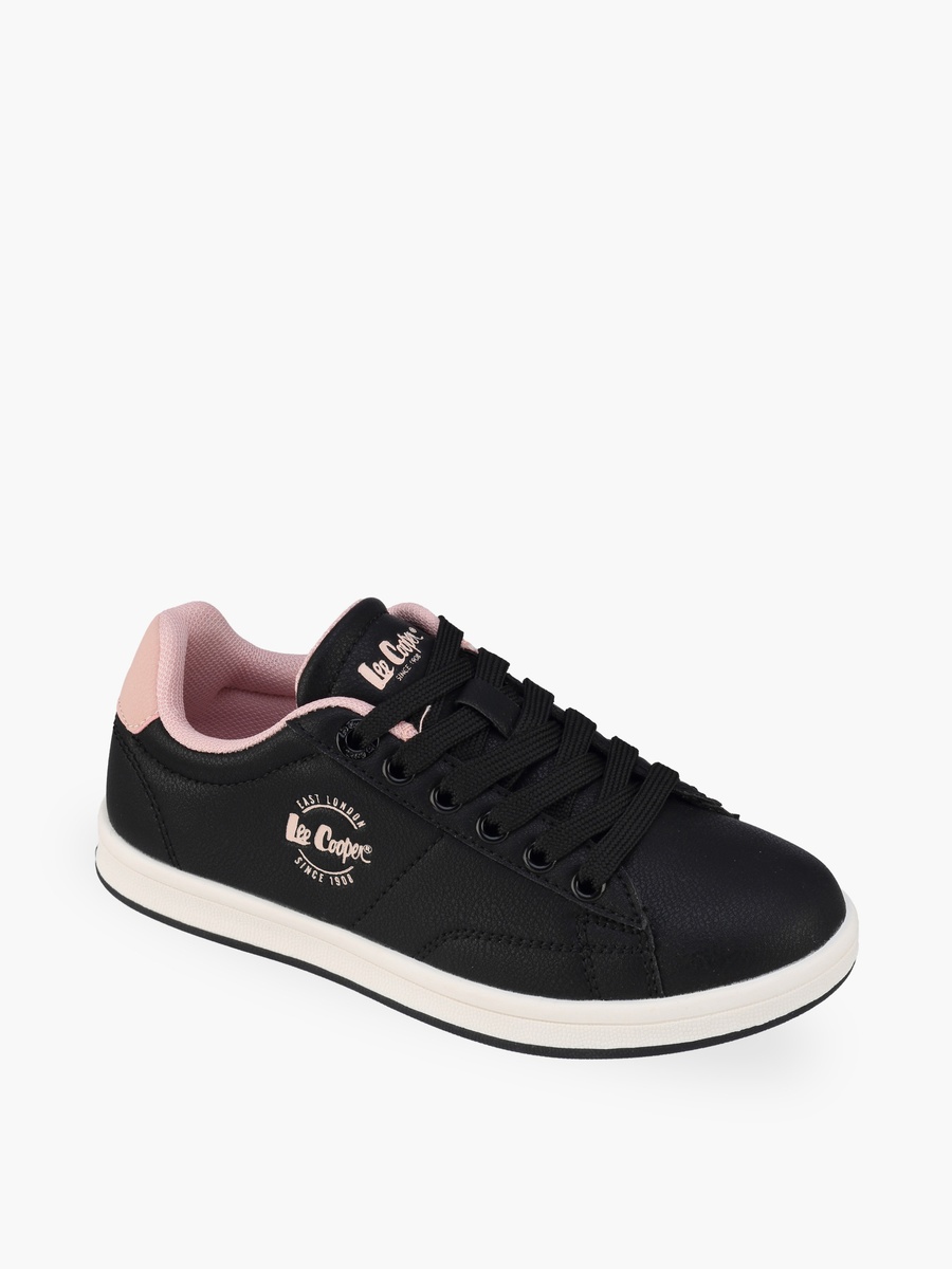 Girls Lace-Up Ankle Sneakers