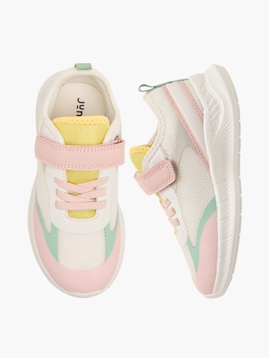 Girls Hook and Loop Ankle Sneakers
