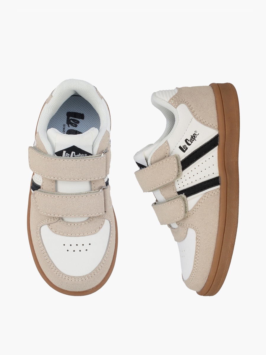 Girls Hook and Loop Ankle Sneakers