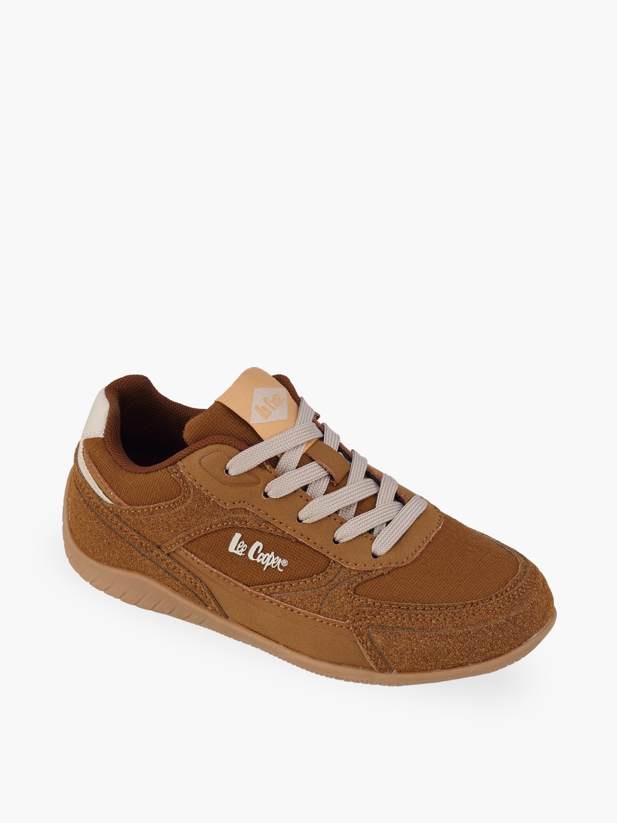 Boys Lace-Up Ankle Sneakers