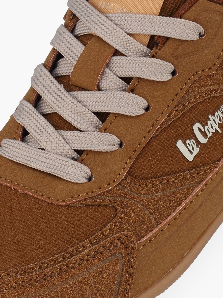 Boys Lace-Up Ankle Sneakers