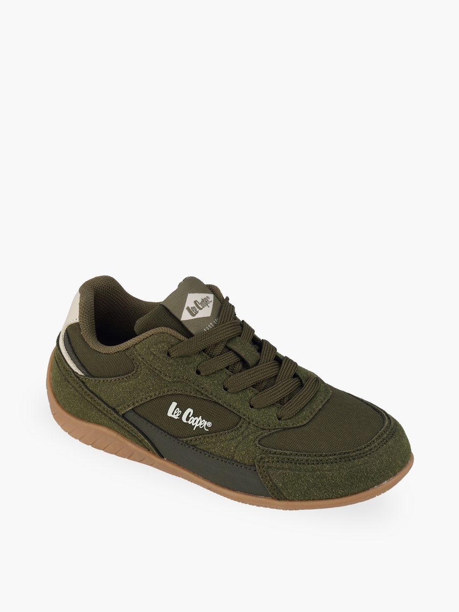 Boys Lace-Up Ankle Sneakers