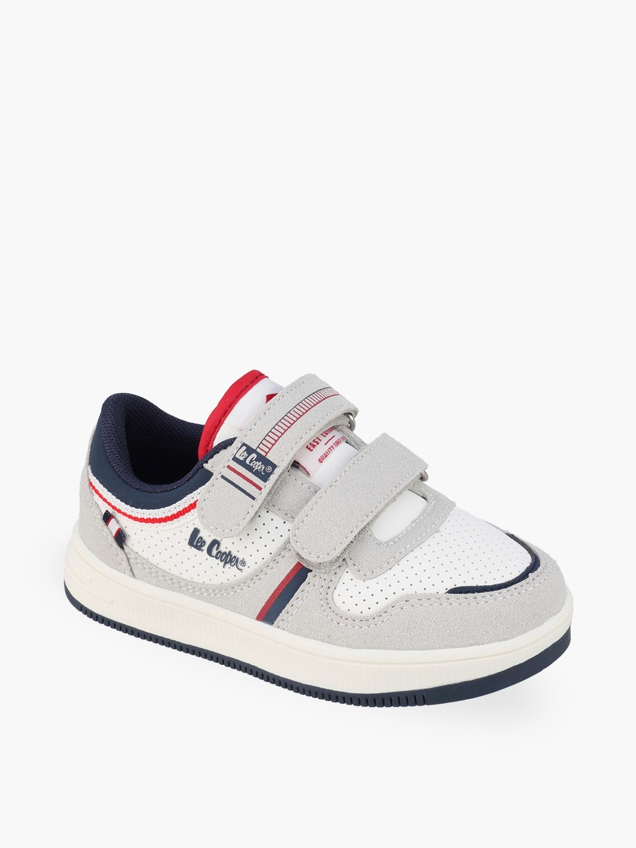 Boys Hook and Loop Ankle Sneakers