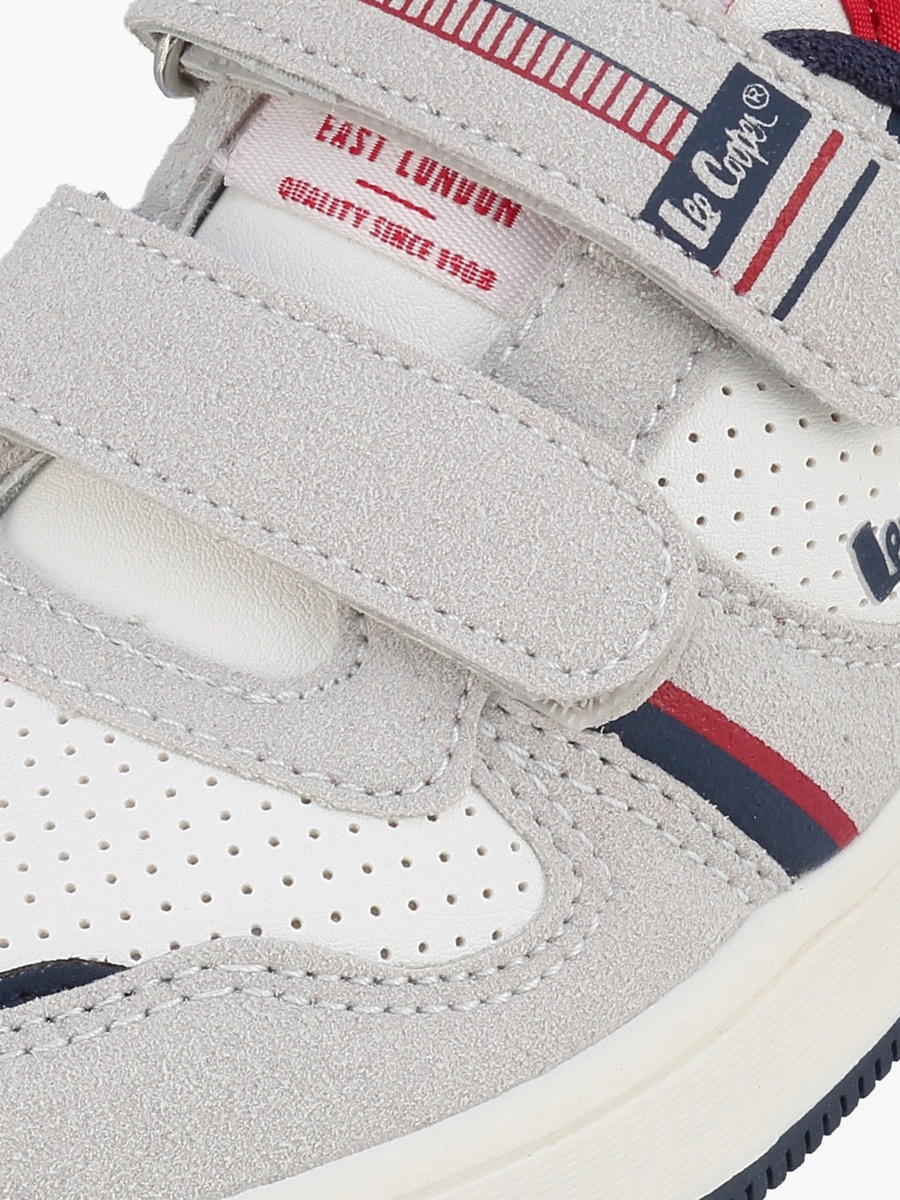Boys Hook and Loop Ankle Sneakers