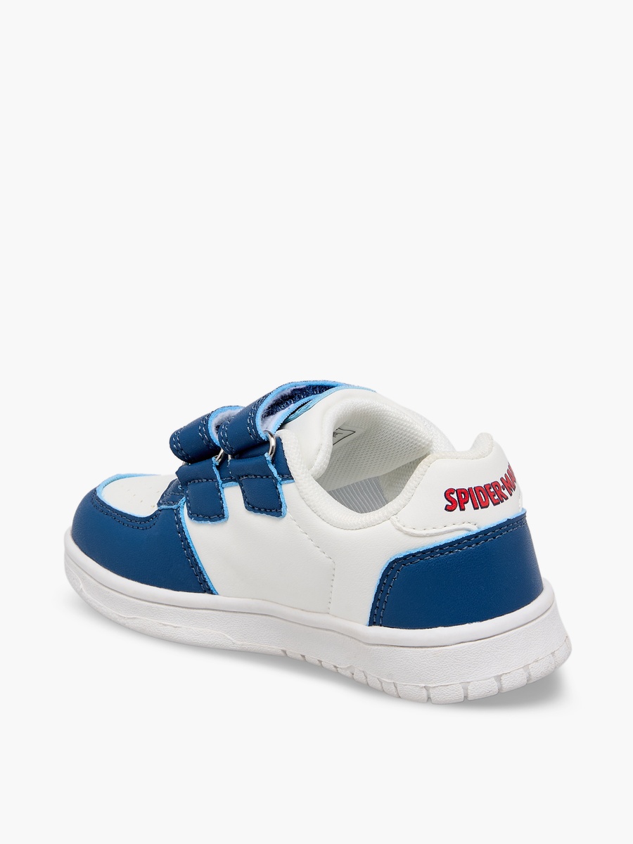Boys Spider-Man Applique Hook and Loop Ankle Sneakers