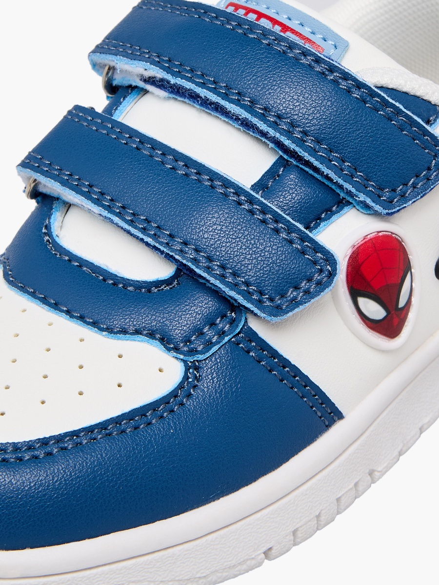 Boys Spider-Man Applique Hook and Loop Ankle Sneakers