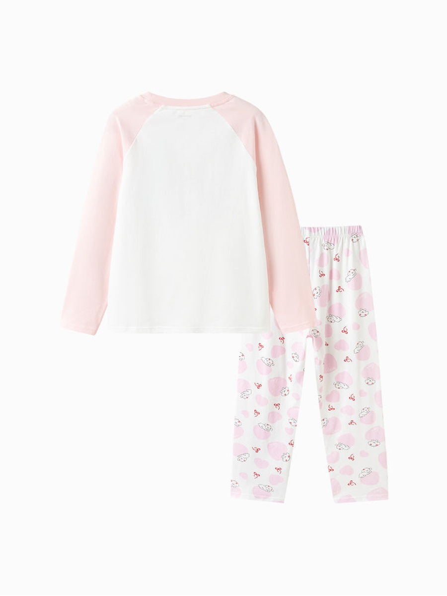 Girls Printed T-Shirt and Pajama Set